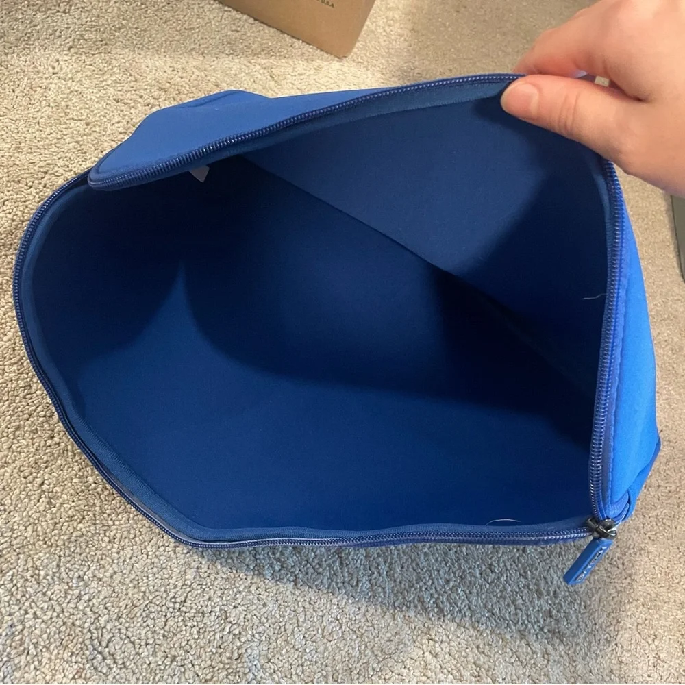 Blue laptop case